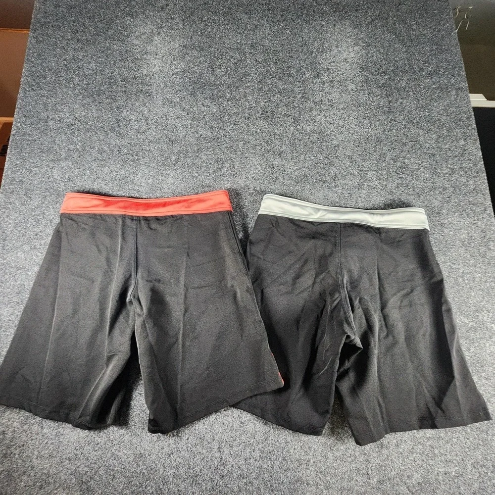Lot Of 2 Sanabul UFC Jiu Jitsu MMA Fight Training Shorts Black Red Black Grey 30